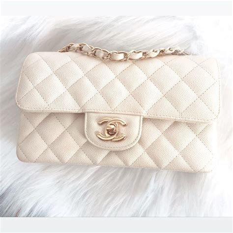 chanel iridescent ivory mini